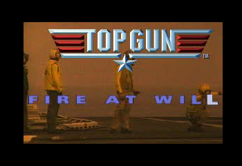 Top Gun: Fire At Will Title Screen